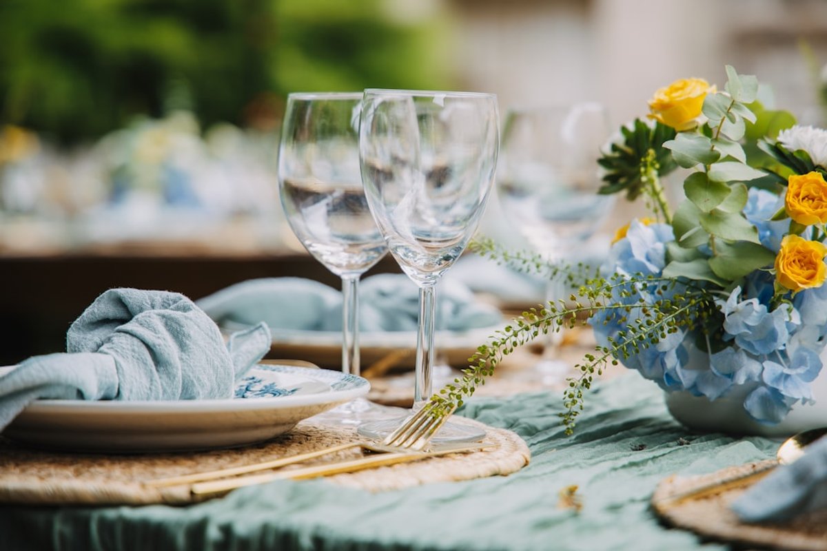 Outdoor catering event — food service at a community gathering